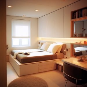 舊屋改建舒適現代風格臥室